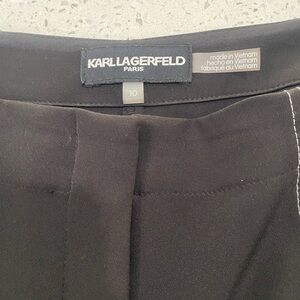 Karl Lagerfeld Black Pants for Woman USED